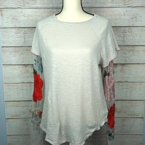 Free People Embroidered top